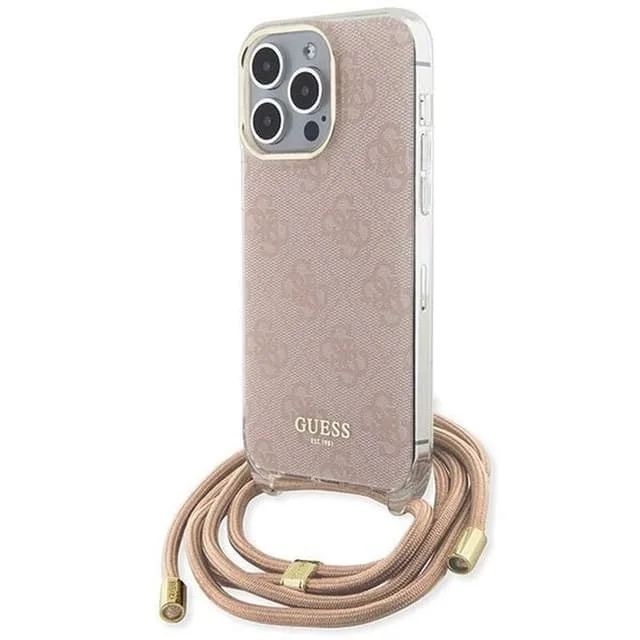 Guess iPhone 15 Pro Mobilhalsband Skal Print