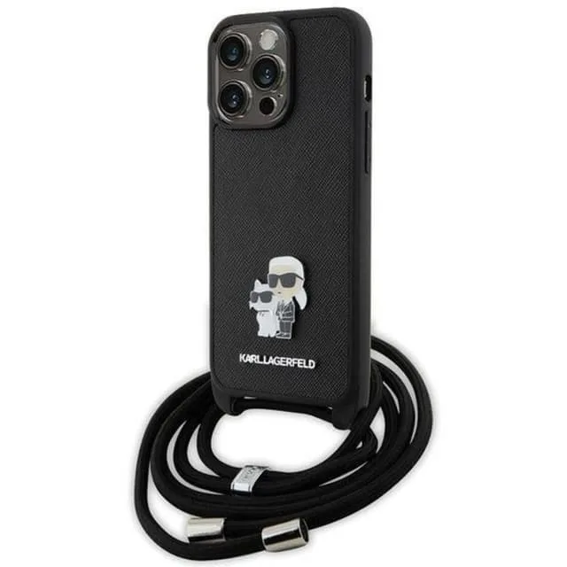 Karl Lagerfeld iPhone 15 Pro Max Halsbandsskal Crossbody