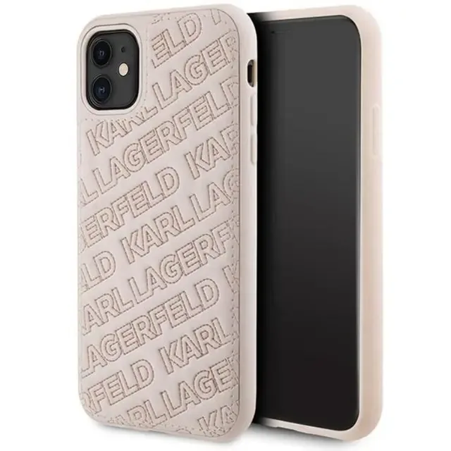 Karl Lagerfeld Mobilskal till iPhone 11/XR Quilted K Pattern