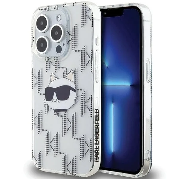 Karl Lagerfeld Mobilskal till iPhone 15 Pro IML Choupette Head