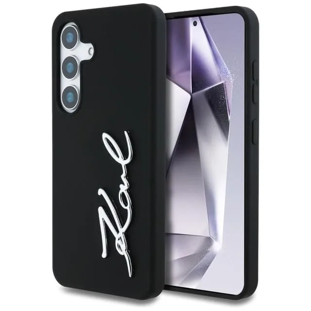 Karl Lagerfeld Mobilskal till Galaxy S25 Silikon Metal Signature