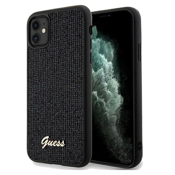 Guess iPhone 11 Skal Disco Script PU