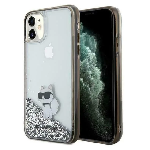 Karl Lagerfeld Mobilskal till iPhone 11/XR Liquid Glitter