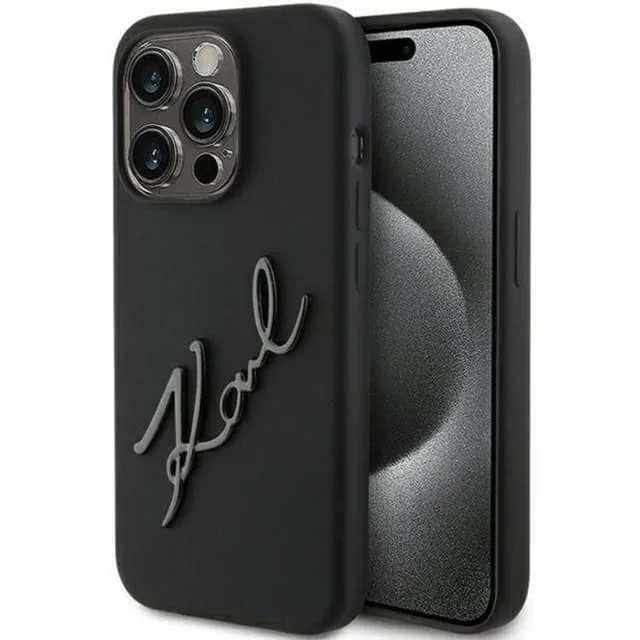 Karl Lagerfeld Mobilskal till iPhone 15 Pro Silikon Karl Script
