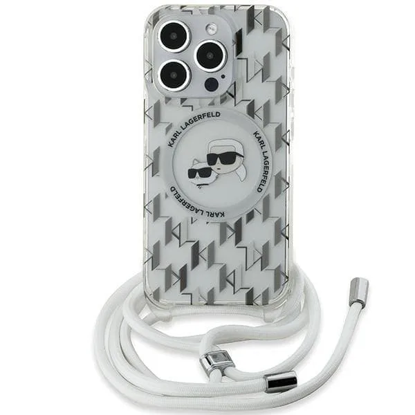 Karl Lagerfeld Mobilskal till iPhone 15 Pro MagSafe IML Crossbody