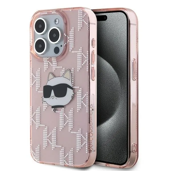 Karl Lagerfeld Mobilskal till iPhone 15 Pro Max IML Choupette Head