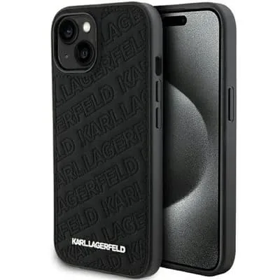 Karl Lagerfeld iPhone 15 Plus Mobilskal Quilted Pattern