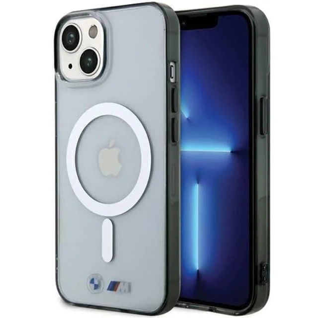 BMW Mobilskal till iPhone 15 Magsafe Silver Ring