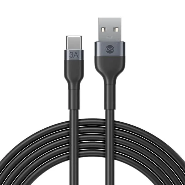 Forever Flexible USB-C till USB-A kabel 1m 3A