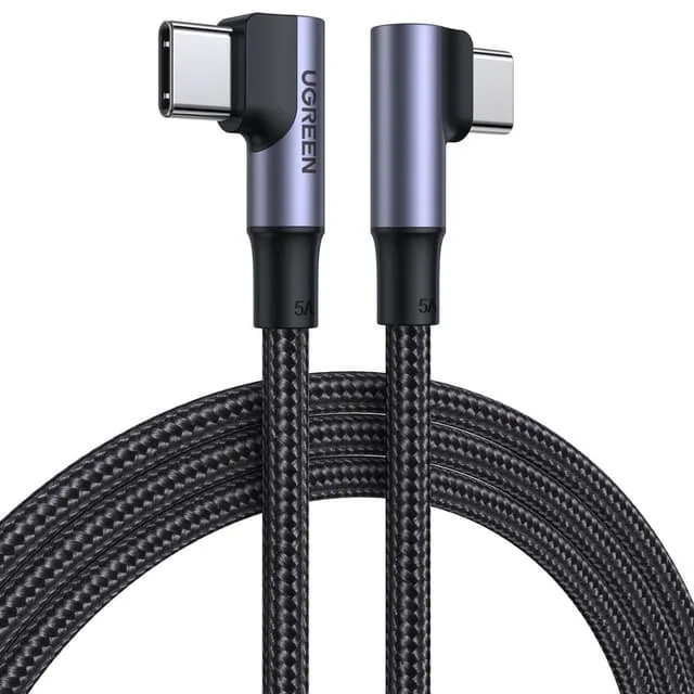 UGREEN elbow USB-C till USB-C kabel 100W