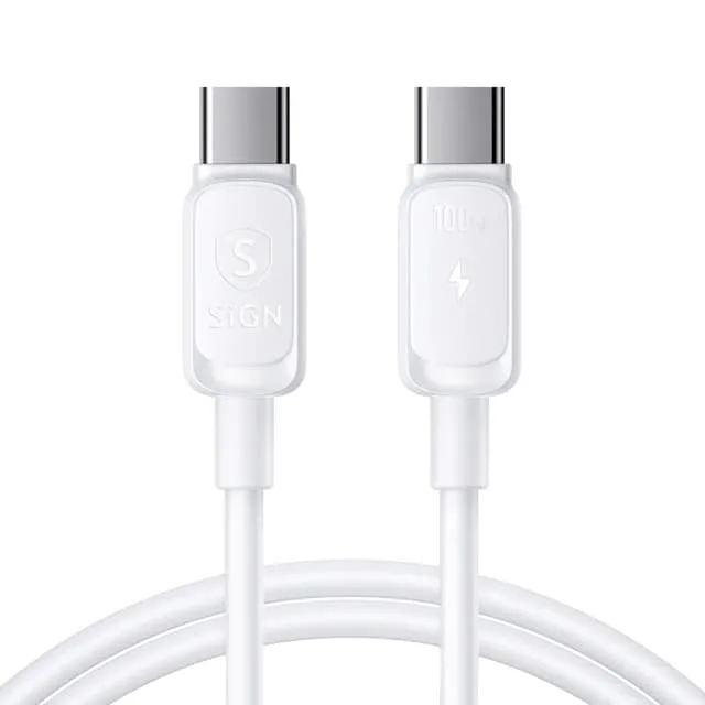 SiGN USB-C till USB-C Kabel 1.2m 100W