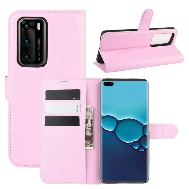 OEM Litchi Plånboksfodral till Huawei P40