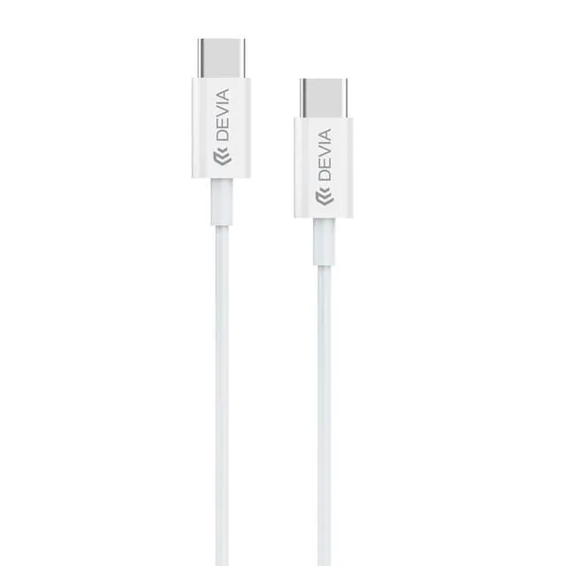 Devia USB-C Till USB-C 60W Kabel 3A 1m Smart EC042 PD