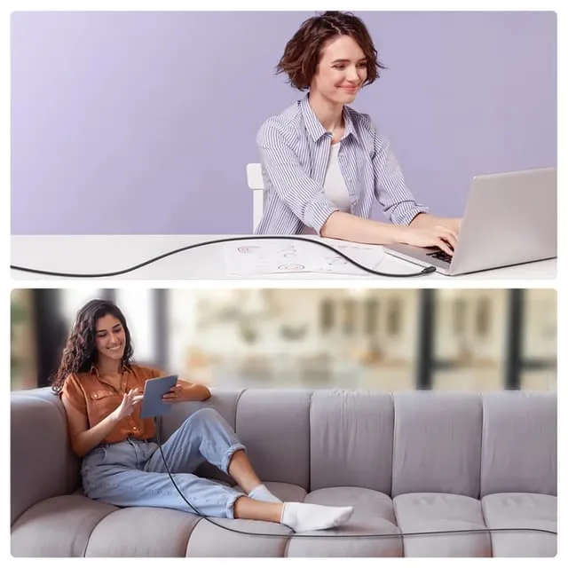 SiGN USB-C till USB-C Kabel 3m 100W