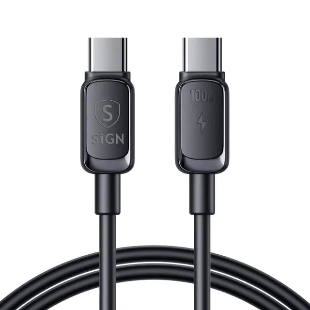 SiGN USB-C till USB-C Kabel 2m 100W