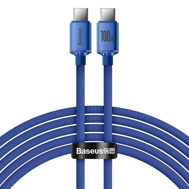 Baseus USB-C till USB-C Kablar 100W 2m