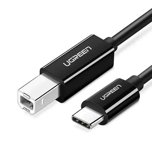 Ugreen USB-C till USB-B skrivarkabel, 1 m