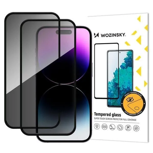 Wozinsky Härdat Skärmskydd Privacy till iPhone 17