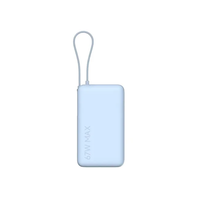 Xiaomi 67W Power Bank 10000 (Integrated Cable) Ice Blue