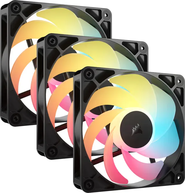 CORSAIR LÃ¼fter 120*120*25 RS120-R ARGB PWM Triple Pack