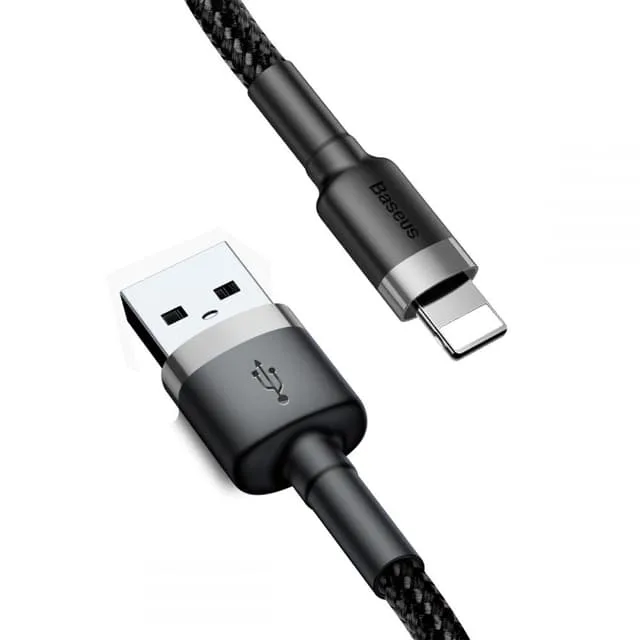 Baseus CALKLF-BG1 USB-kabel 1 m USB A Sort, Grå