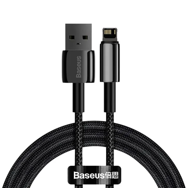 Baseus Tungsten USB-A till Lightning kabel 1m