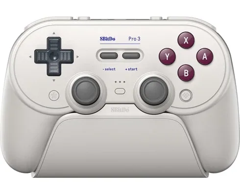 8Bitdo - Pro 3 Bluetooth Gamepad G Classic - Grey