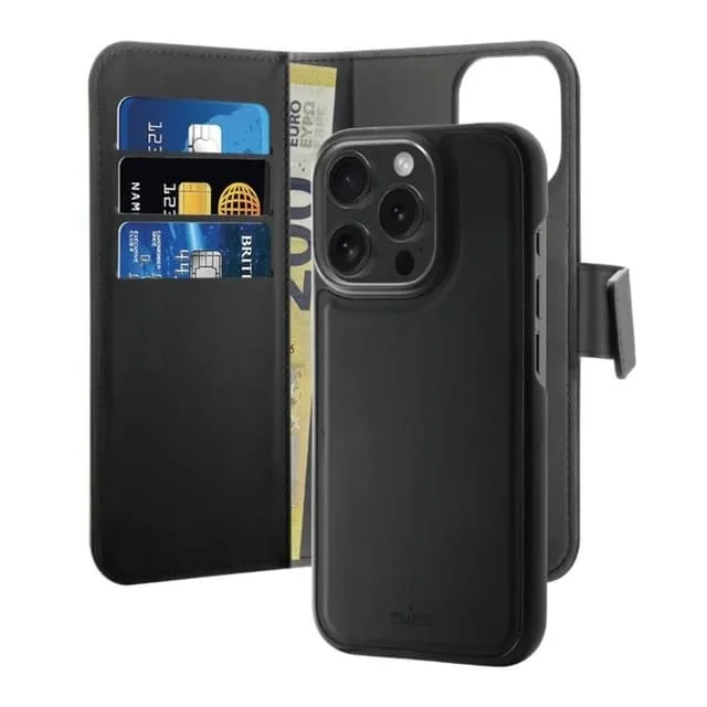 Puro iPhone 16 Pro Plånboksfodral 2-in-1 Detachable