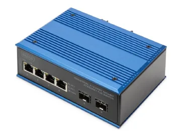 INDUSTRI 4+2-PORTAR E POE SWITCH