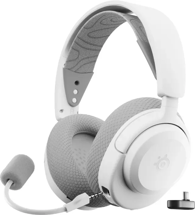 SteelSeries Arctis Nova 3 gaming-headset (vitt)