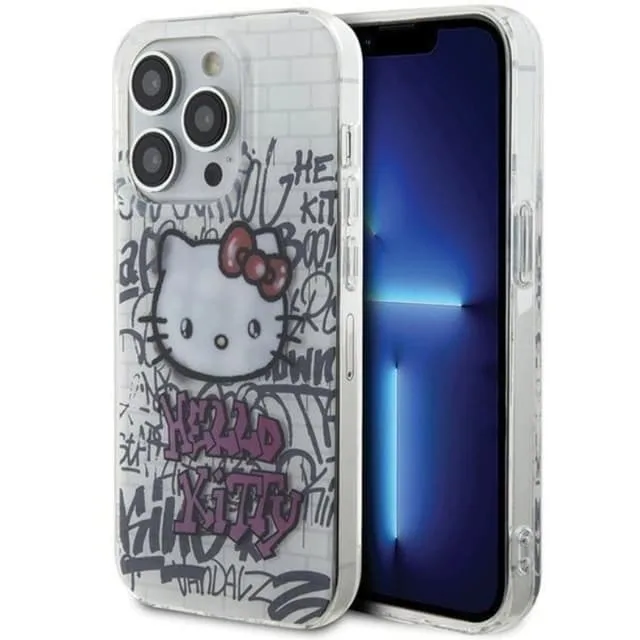 Hello Kitty Mobilskal till iPhone 14 Pro Bricks Graffiti