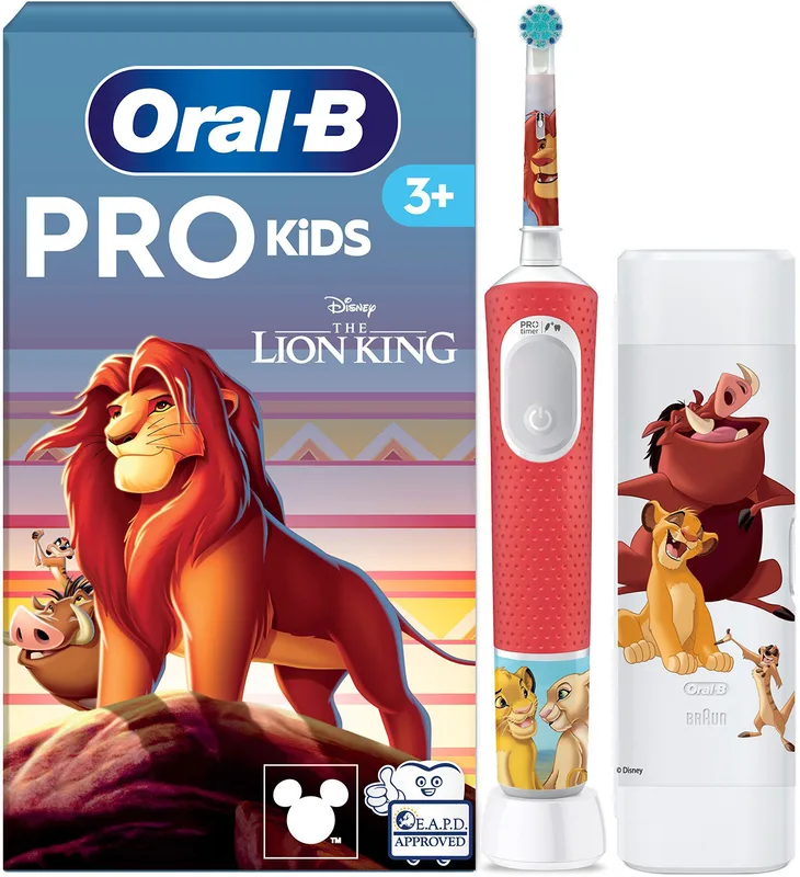 Oral-B Vitality Pro Kids Lion King eltandborste 297257 (röd)