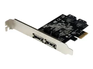 StarTech.com PCI Express SATA 6 Gbps eSATA-kontrollerkort med 2 portar
