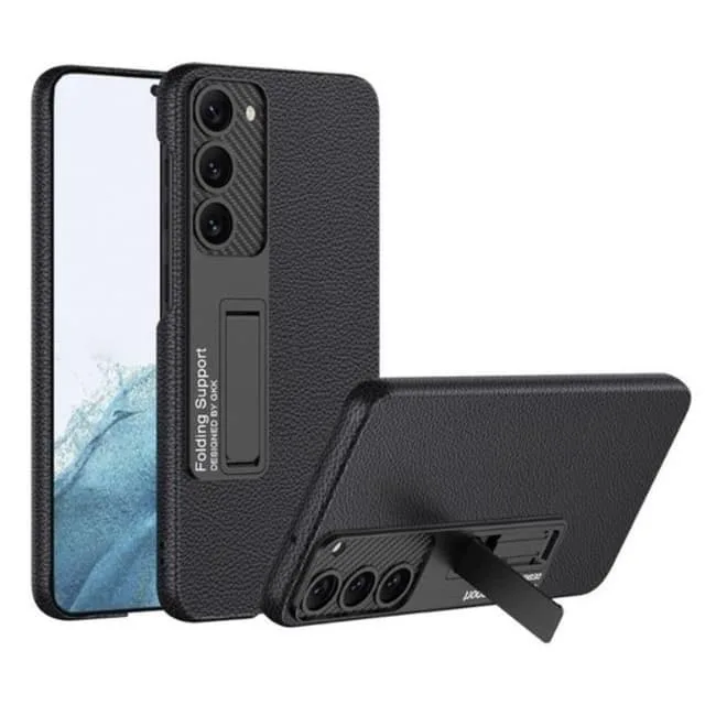 GKK Mobilskal till Galaxy S23 Kickstand PU-Läder