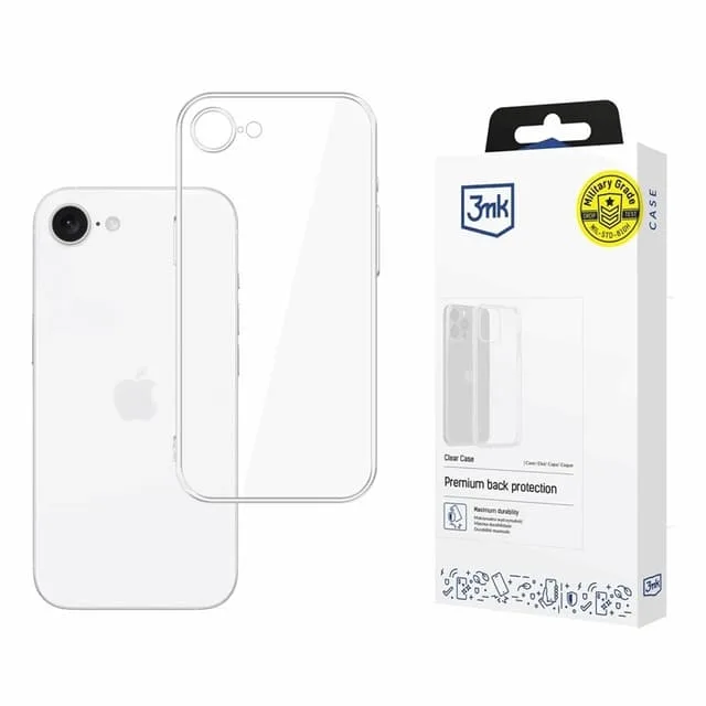 3MK Mobilskal till iPhone 16e Clear
