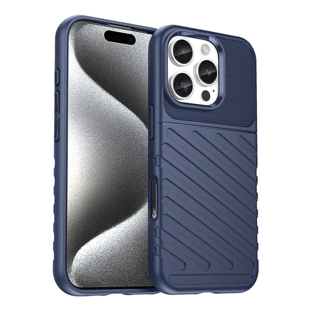 Mobilskal till iPhone 16 Pro Max Silikon Thunder