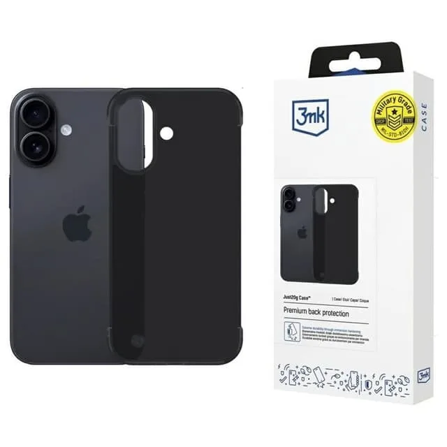 3MK Mobilskal till iPhone 16 Plus Matt Just20g