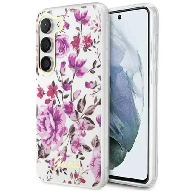 Guess Mobilskal till Galaxy S23 Plus Flower Collection