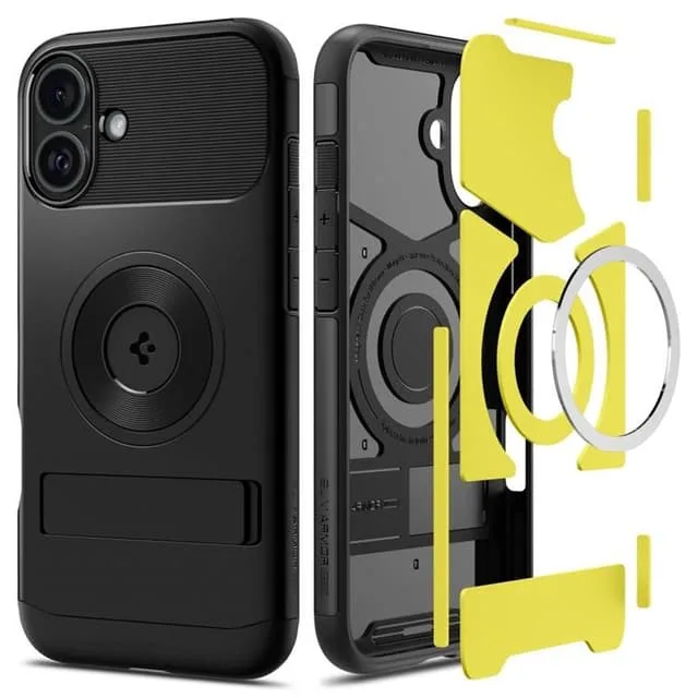 Spigen Slim Armor Mag Magsafe iPhone 16 svart