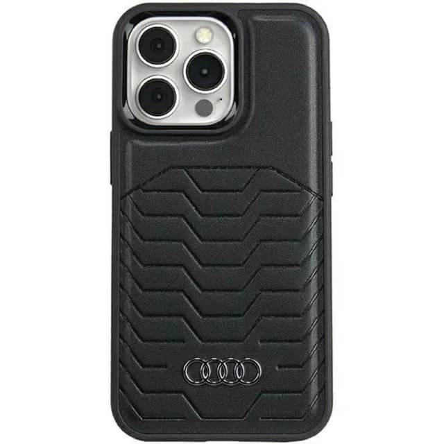 Audi Mobilskal till iPhone 15 Pro Max Magsafe Syntetiskt Läder
