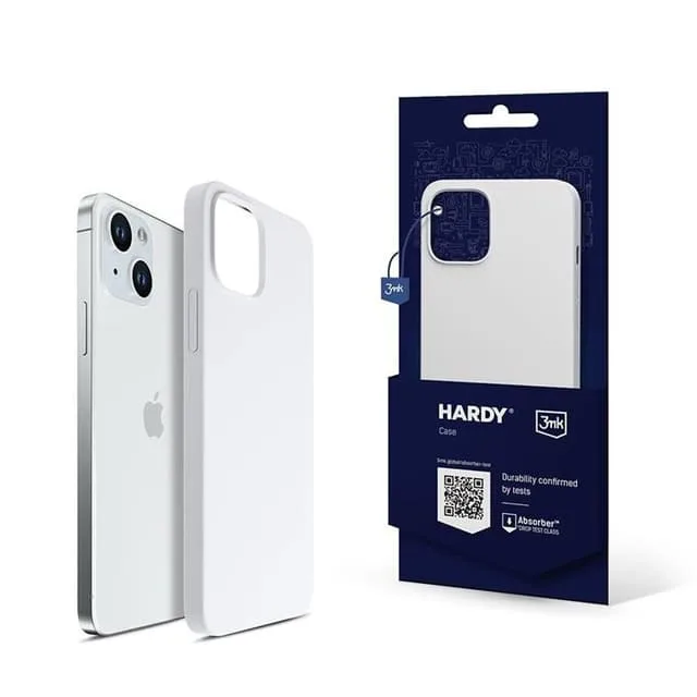 3MK iPhone 15 Mobilskal Magsafe Hardy Silikon