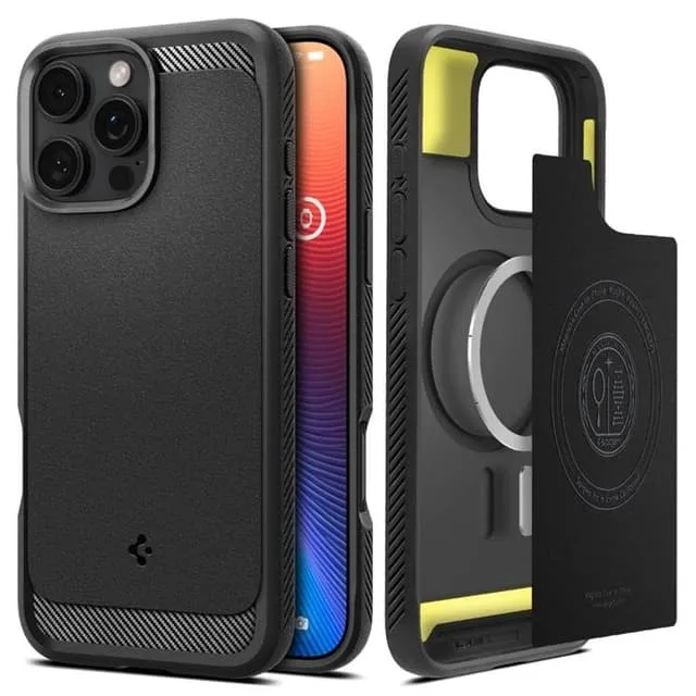 Spigen Mobilskal till iPhone 16 Pro Magsafe Rugged Armor
