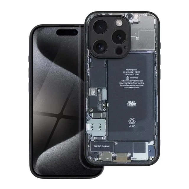 Mobilskal till iPhone 12 Tech Pattern 2