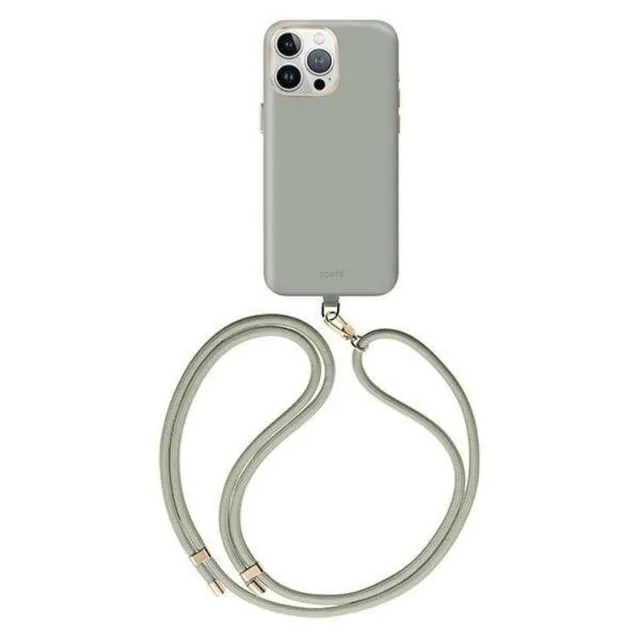 Uniq iPhone 15 Pro Max Halsbandsskal Magsafe Coehl Creme