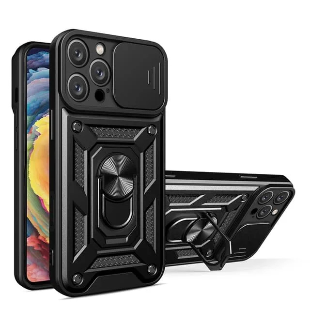 Mobilskal till iPhone 16 Pro Hybrid Armor Camshield