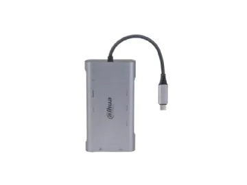 Dahua TC39 9-i-1 USB 3.1 Type-C till USB 3.0 + HDMI + RJ45 + VGA + SD/TF + PD Dockningsstation