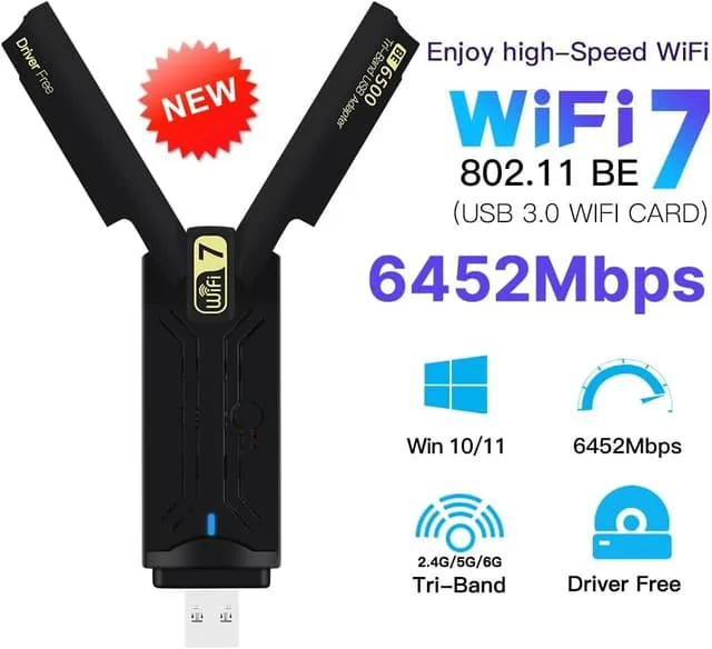 NÖRDIC WiFi 7 USB 3.0 Wireless Adapter