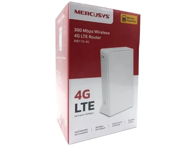 TP-Link Mercusys MB110-4G V1 trådlös router Desktop