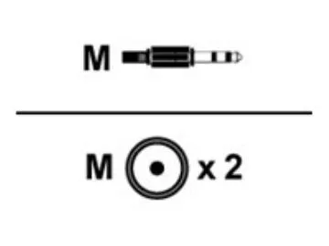 5x in-akustik Star Audio Cable