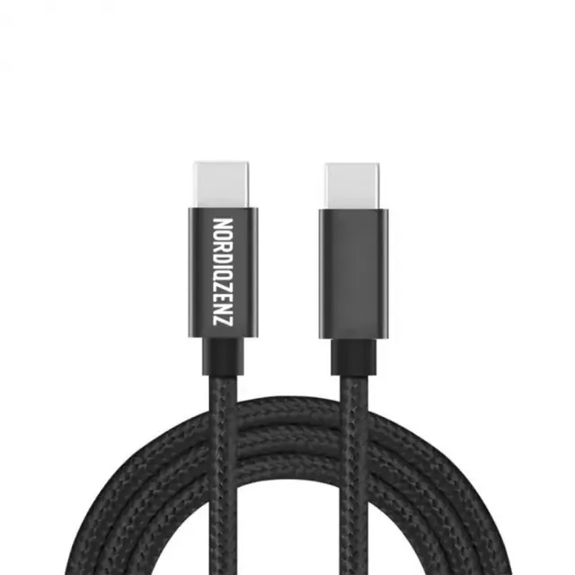 NORDIQZENZ 60W Flätad USB-kabel typ C till typ C